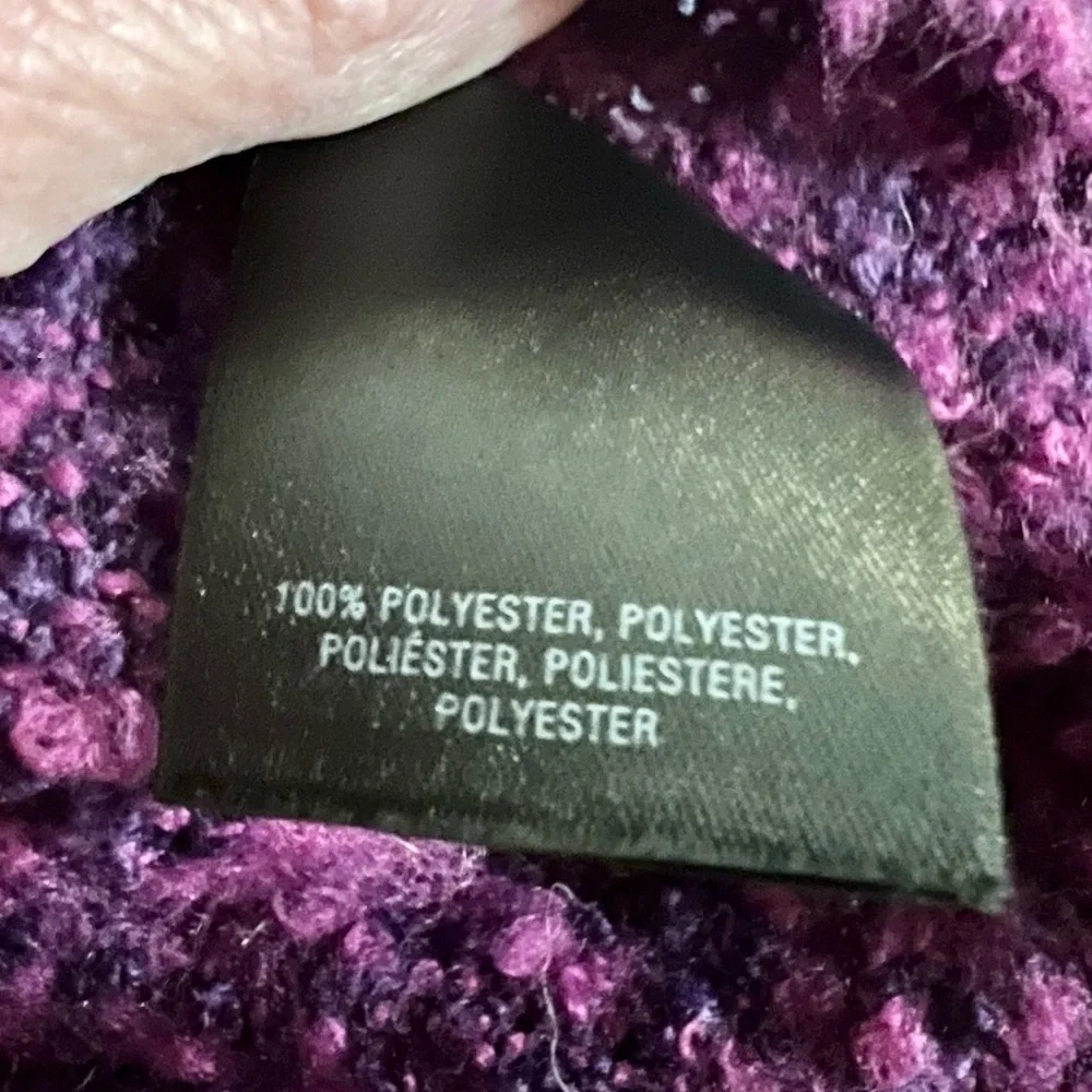 Purple Anthropologie Infinity Scarf